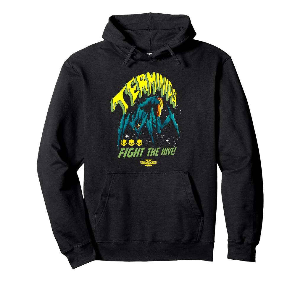Helldivers 2 Sony Playstation Video Game Retro Terminids Hoodie