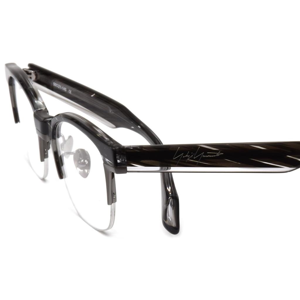 Glasses Frame 2 50 Size Gray Sasa Yohji Yamamoto Yamamoto Toothpick Made in Japan [Yohji Yamamoto] 19-0079