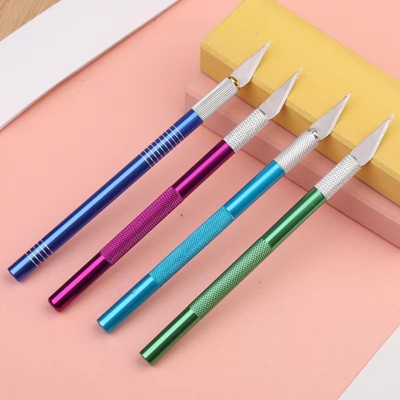 17Pcs Knife Blades Precision Craft Knife Set , For DIY Artwork, Cutting, Models, Scrapbook Leather Carving Tool Carving Knife