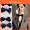 Traditional Mens Wedding Bow Tie With Satin Washable Fabric For Formal Occasions