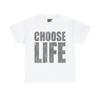Retro Choose Life Graphic Tee Shirt
