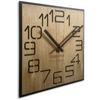 Digits Oak Wall Clock 50cm