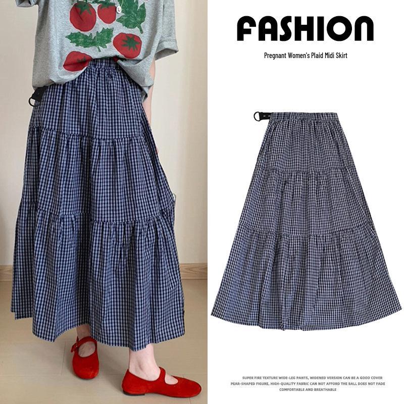 2026 Spring Summer Loose Maternity Skirt – Celebrity Style, Breathable Design 2XL