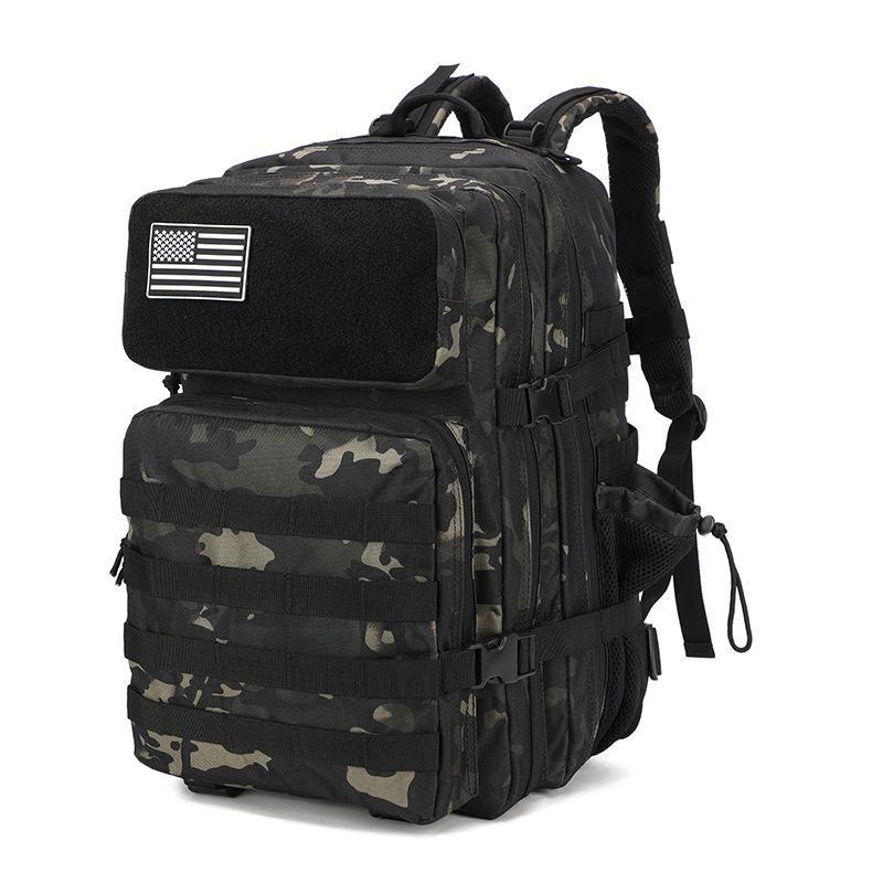Camouflage Multifunctional Hiking & Cycling Backpack with Large Capacity and Side Pockets