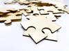Eco-Friendly Children's Poplar Wood DIY Puzzle Toy - Educational & Decorative Pattern
