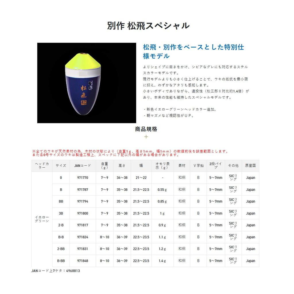 SUNLINE Matsuhi Special Yellow Green #BB