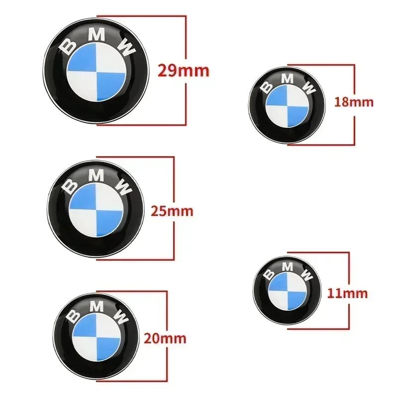 NDIA2 2025 Car For BMW Epoxy Steering Sticker Interior body Sticker 11mm 18mm 20mm 25mm 29mm For BMW M Power Performance F10 F31 E36 E