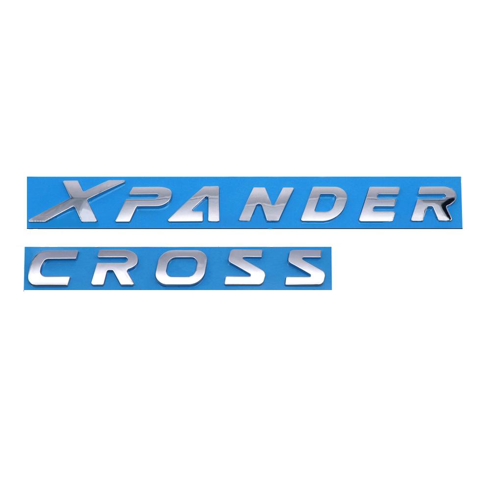 cwvjgx1 3D ABS XPANDER CROSS Car Letter Front Hood Logo Sticker Tail Bumper Badge Trunk Emblem For Mitsubishi XPANDER CROSS Accessories