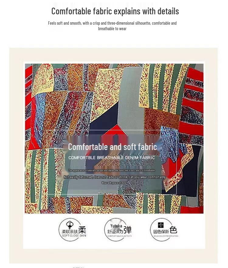 Autumn Ice Silk Two-Piece Set for Women: Loose, Elastic, Short Sleeve Homewear for Middle-Aged and Elderly