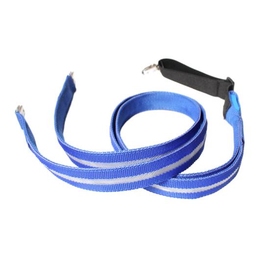 

Светящийся ремешок ВКЛ/ВЫКЛ. Персональный контроль. Встроенный аккумулятор. Водонепроницаемые лямки. Модная развлекательная одежда. Светящиеся светодиодные подтяжки для вечеринки. синий