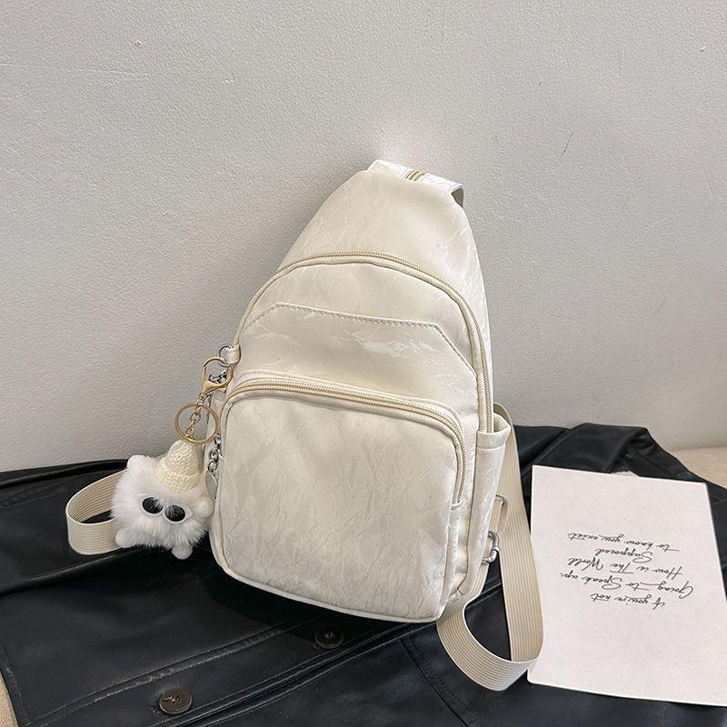 2025ins trendy bag multi-functional breast bag women's messenger bag mini lightweight small backpack backpack women's leisure bag