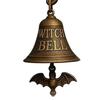 Vintage Halloween Witch Bell Vintage Metal Home Entrance Doorbell Door Wall Mount Spooky Decorative Shopkeeper Welcome Bell