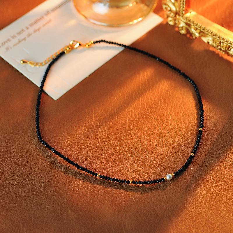 

Lapis Lazuli & Freshwater Pearl Layered Necklace with Minority Design for Women