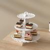 Easy to Demold Silicone Resin Mold Set 3 Tiers Epoxy Craft Cake Stand For Cupcakes Desserts Use Jewelry Making Tool