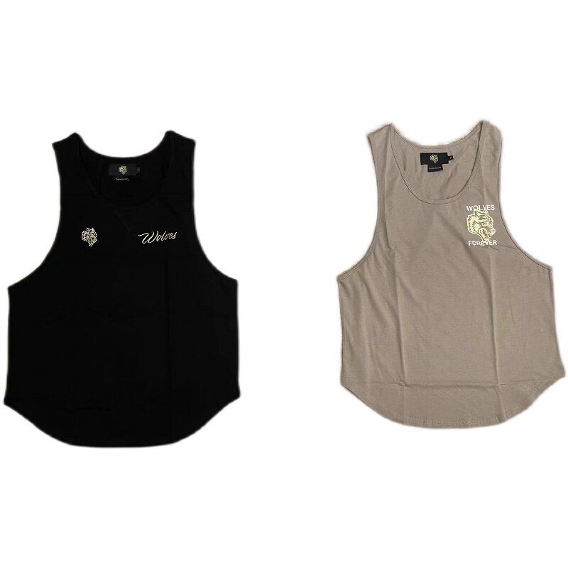 Wolf Head Sports Sweat-Absorbent Loose Sleeveless Exhaust Vest