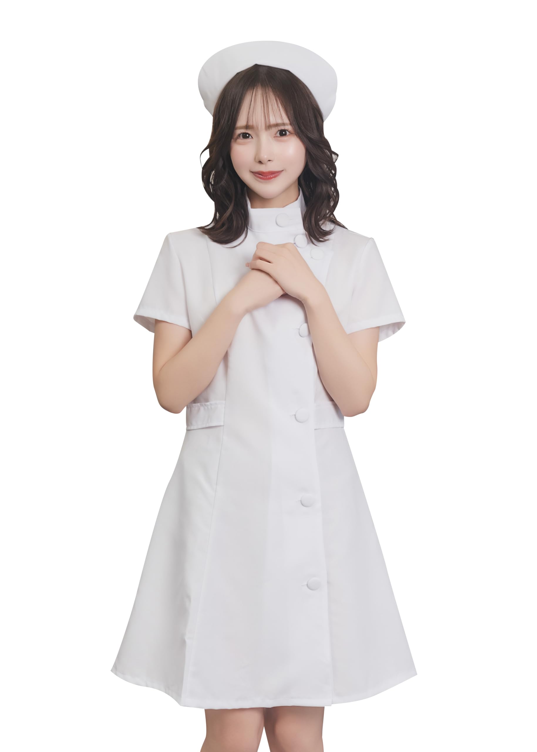 Clearstone Halloween Nurse Costume for Women (White)