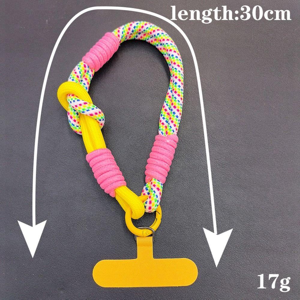 Anti-lost Braided Phone Lanyard Handwoven Hanging Cord Camera Hanging Rope  Phone Charm Accessories