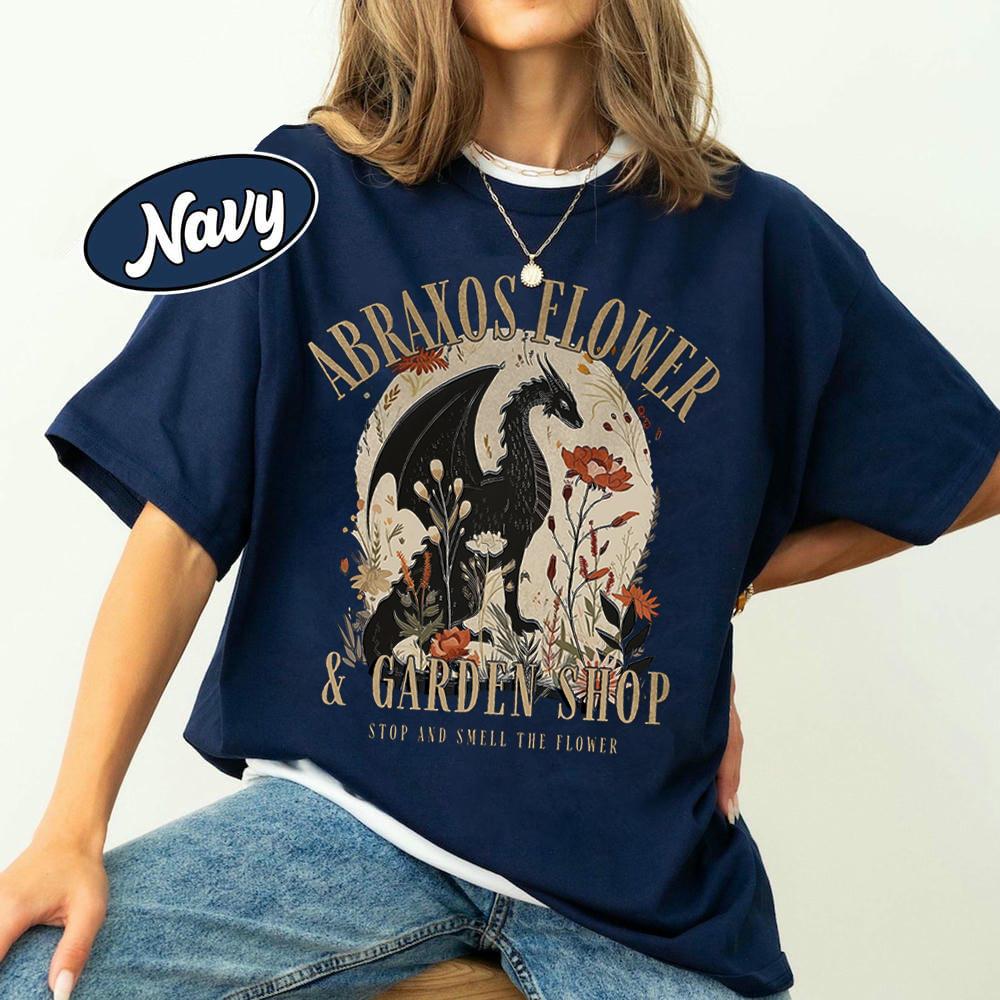 Women Throne Of Glass Flower 100Cotton Shirt Retro Flower Garden Club Comfort Shirt Oversized Loose Shirt For Unisex Y2K Tee S