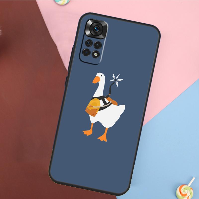 Cartoon Cute Goose Game Cover For Xiaomi Redmi Note 13 Pro 14 12 11 9 10 9S 10S 11S 12S Redmi 10C 12C 13C 14C Case