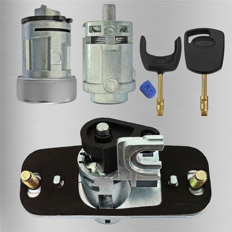 Car Lock Set Ignition Switch Door Lock Trunk Lock LK1S71F22050AA For Ford Mondeo 2001-2007