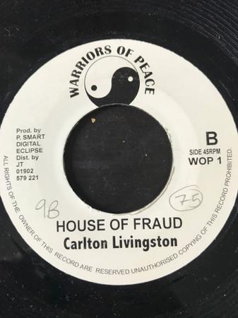 

7inch Record TREVOR SPARKS CARLTON LIVINGSTON Another Slow Jam House Of Fraud WOP1 Warriors Of Pea Reggae Ska Dub Used