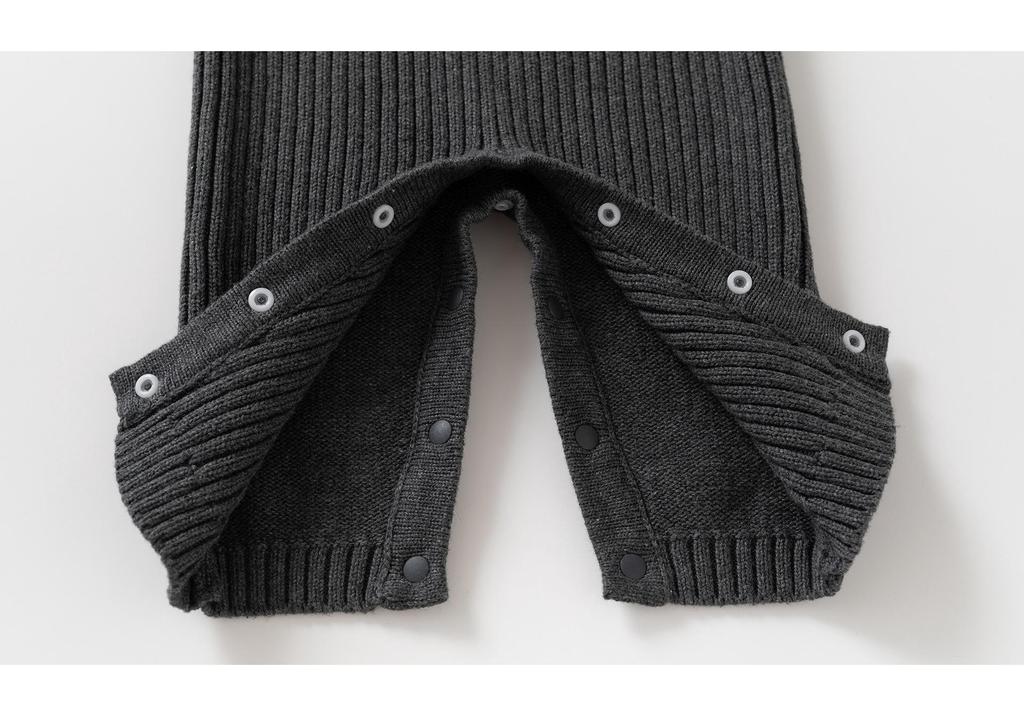 Autumn/Winter Knitwear: Unisex Baby Sweater Overalls Jumpsuit (0-1 Year Old)