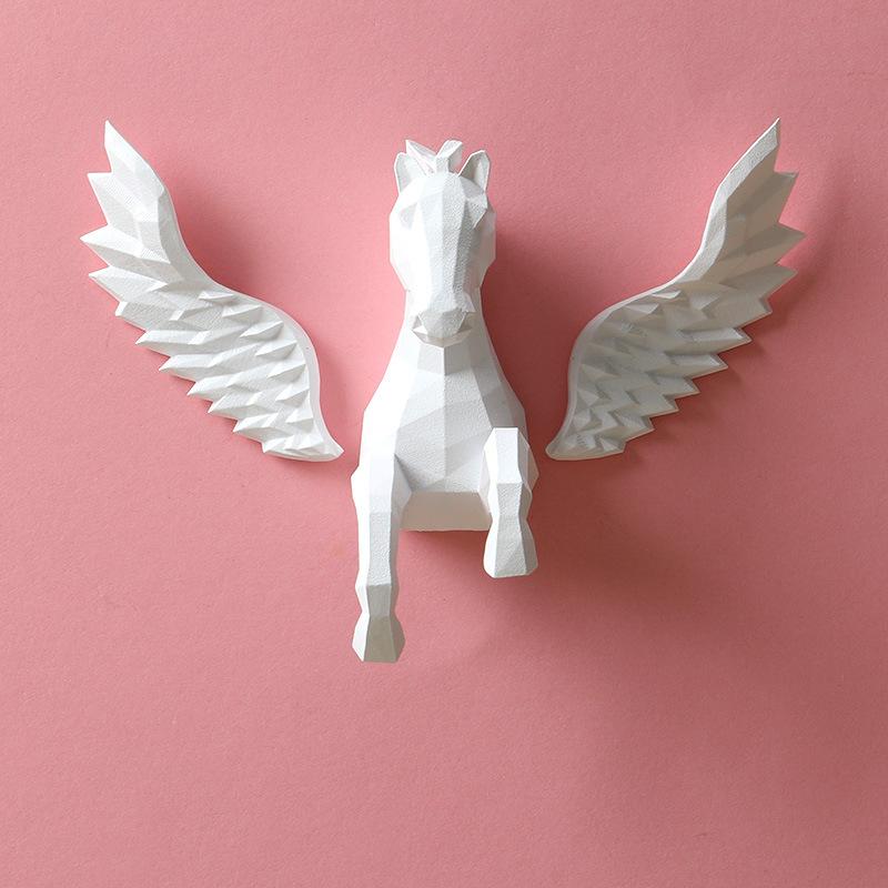 Pegas Samolepka na lednici Magnet Ins Magnetická samolepka Magnet Dekorace lednice 3D Evropský Kreativní Železný Magnet Dárek