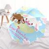 Sugarbunnies, Sanrio Automatic Open/Close Umbrella-Cute Umbrella with Cute Design, Portable 3-Fold Compact Umbrella for Men & Women, Hallowe