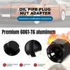 8Pcs 4AN 6AN 8AN 10AN 12AN Female Flare Fitting Cap Block off Nut Fuel Hose Cap