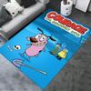 Courage the Cowardly Dog Carpet Rug for Living Room Bedroom Home Sofa Decoration,Kids Play Non-slip Floor Mat