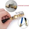 Car Tire Air Chuck Inflator Pump Valve Connector Clip-on Adapter Brass 6mm/8mm Tyre Wheel
