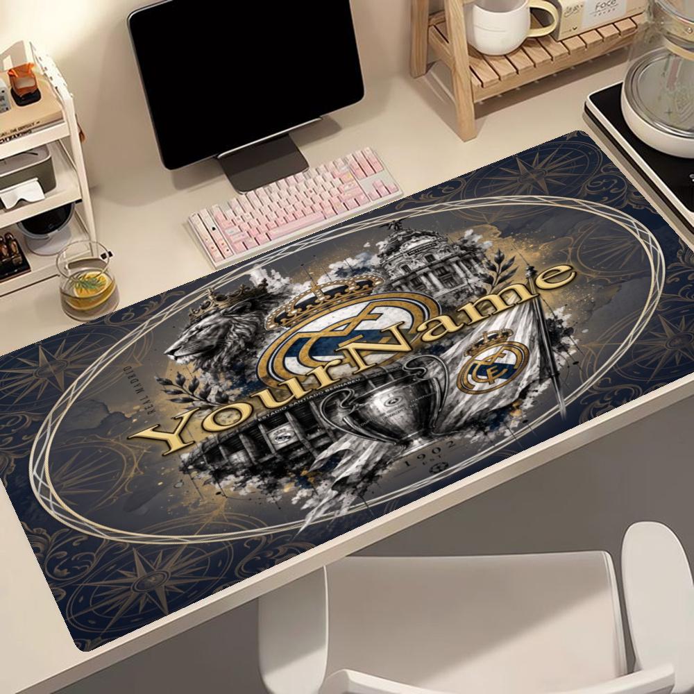 Cristiano Ronaldo Customize Your Name Mouse Pad Desk Mat Hd Print Desk Pad Nonslip Rubber Bottom Perfect Gift For Gamers