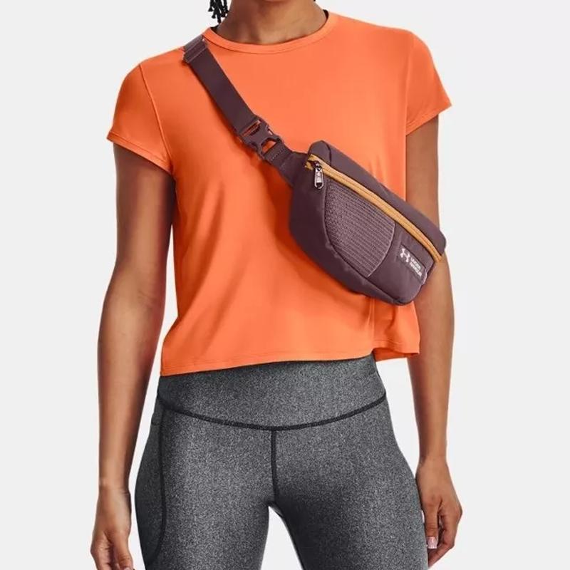 New Under Armour Polyamide Crossbody Bag Sling Bag Fanny Pack Regular Unisex Fuchsia 1330979-554