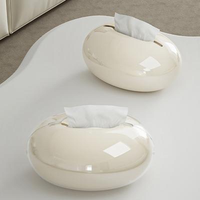 Magnetic Tissue Box Reusable Tissue Storage Box Multipurpose Tissue Box Drip Shape Tissue Box for Restroom Decoration