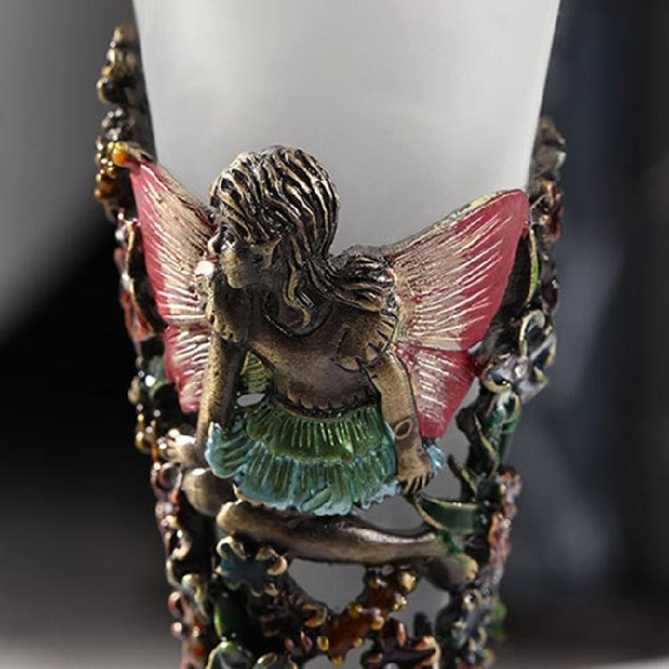 Premium 25ml Empty Fragrances Bottle With Enamel Artwork Constructed From Zinc Alloys And Glass