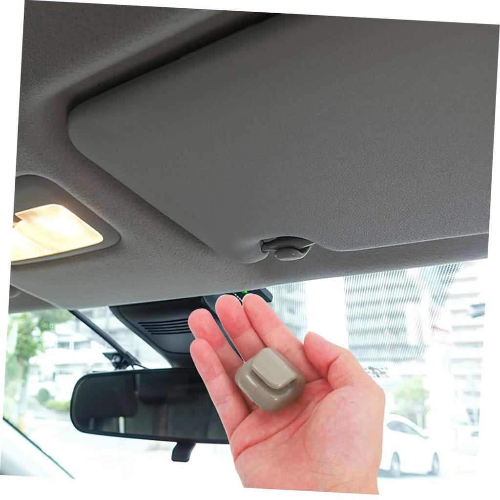 FELTECHELECTR Sun Visor Buckle Sun Visor Fixing Clip Interior Sun Visor Hook Car Accessories