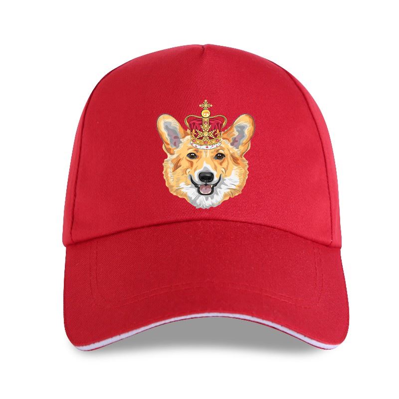 Neue Pembroke Welsh Corgi In Gold Crown Hipster Coole Baseball kappe Sommer Mode Frauen Lustige Hund Casual Tops Frau Nette