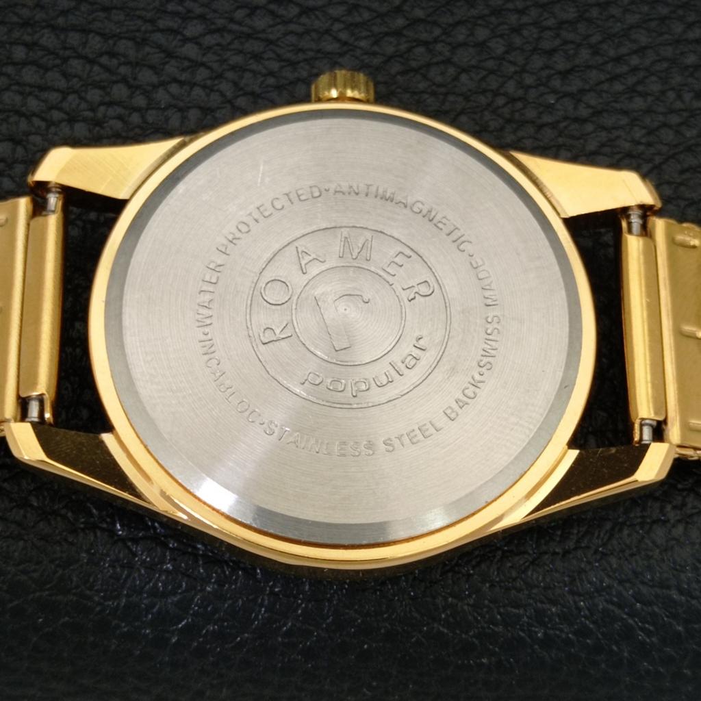 HAND-WINDING VINTAGE SWISS MENS REFURBISHED RED COLOR DIAL WATCH a707395-1