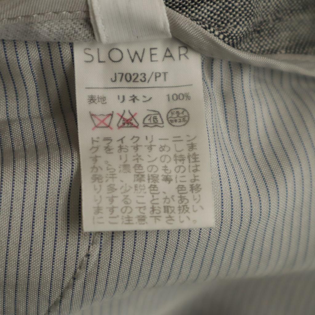 INCOTEX Made in Japan Linen Wide pants 40 gray Women Used