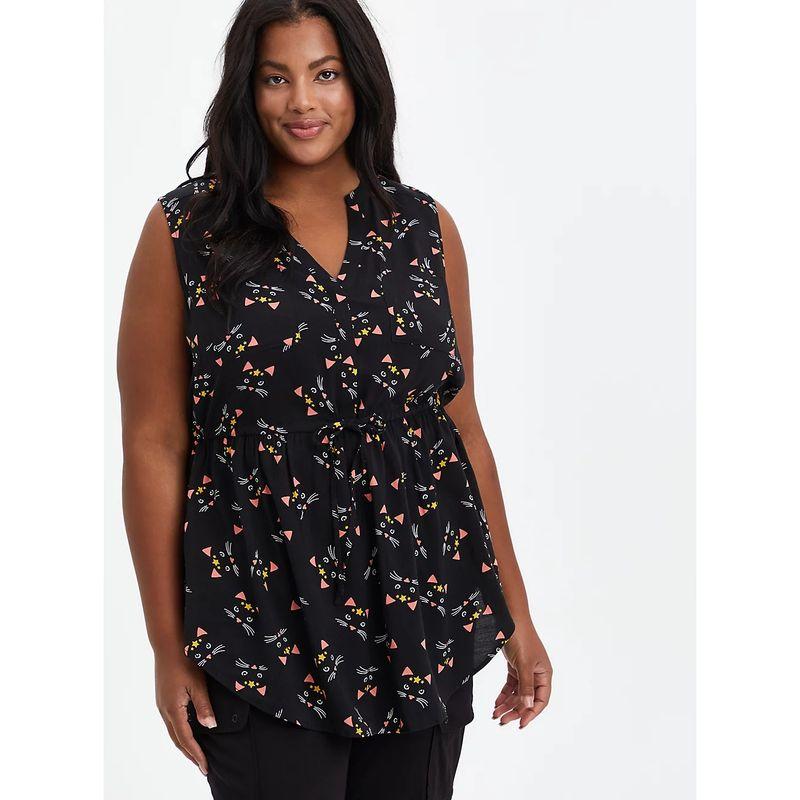 

100.00kg European Size Export Waist-Tight Slim Looking Spring-Summer Top Image color 1 piece