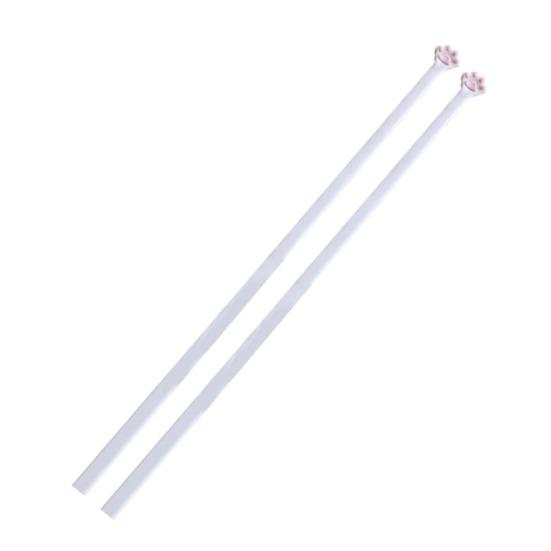 1 Pair Cat Paw Chopsticks Reusable Non-Slip Grip Chopsticks Cute Cat-themed Utensils for Cat Lovers Sushi Noodles Rice Dining