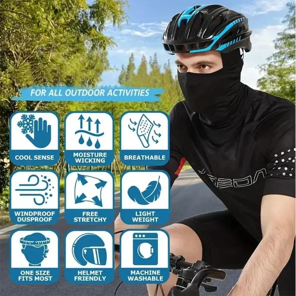 Sun UV Protection Hood Breathable Full Head Mask Face Cover for Men Women  Full Head Scarf  Cycling Motorcycle Fishing Hiking