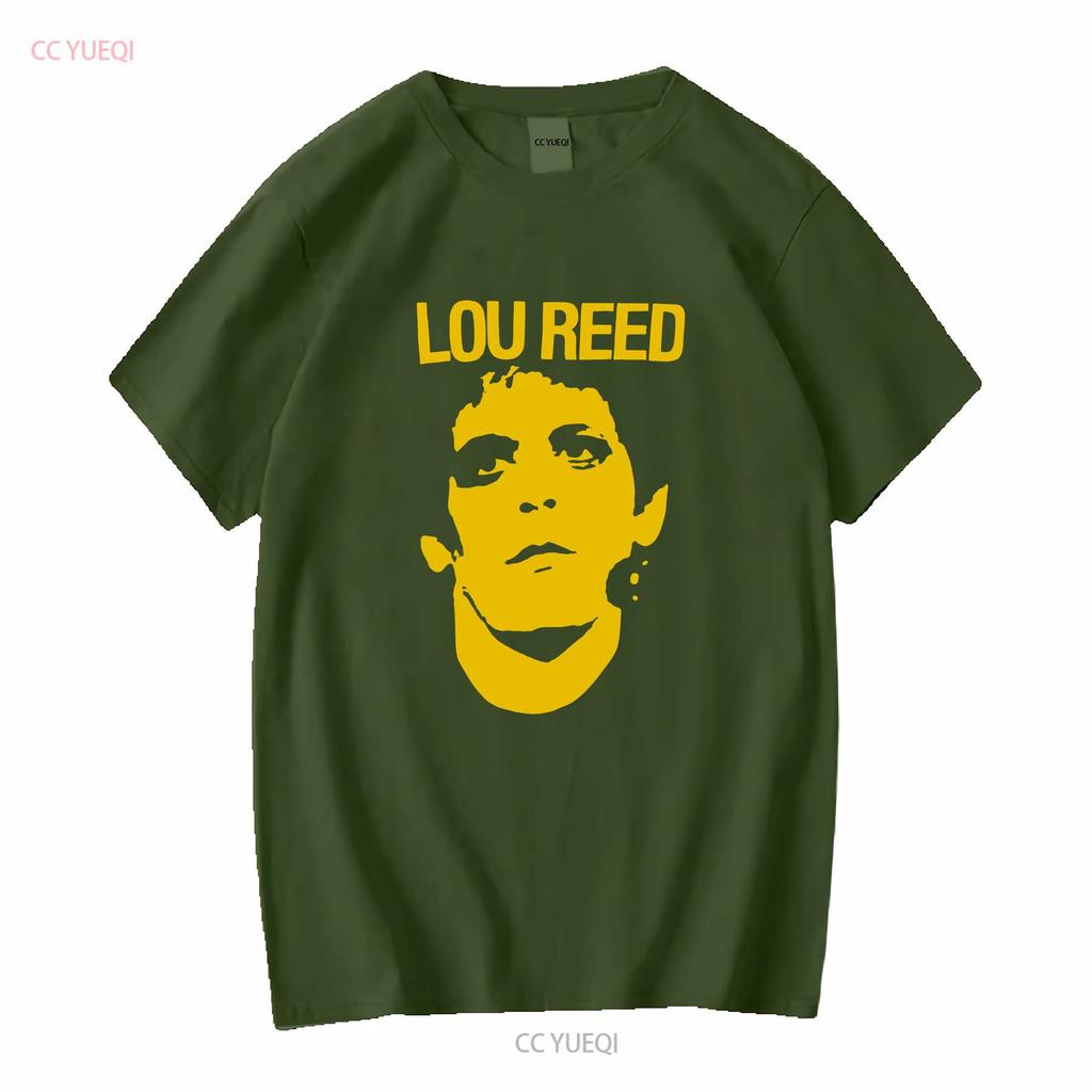 NEW LISTING 80 s Lou Reed Rock Roll Animal T Shirt black tee NH7029 vintage Washed fashion homme Stretched Stylish