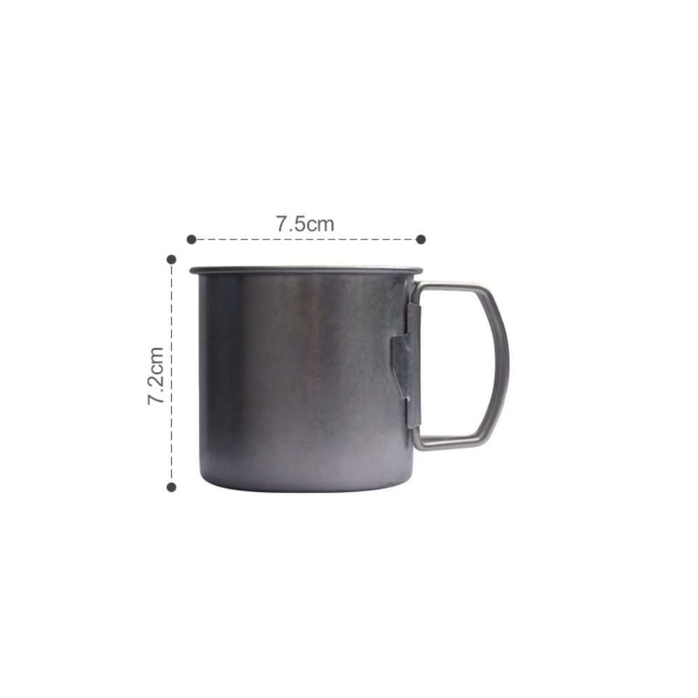 

Outdoor Folding Cup Travel Water Cup Camping Cookware Camping Mug серебряный