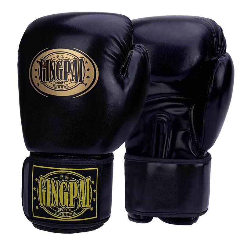 1/6/8/10/12Oz Professionele Bokshandschoen Hoge Kwaliteit PU Sanda Muay Thai MMA Trainingshandschoen voor Vechttraining 8oz