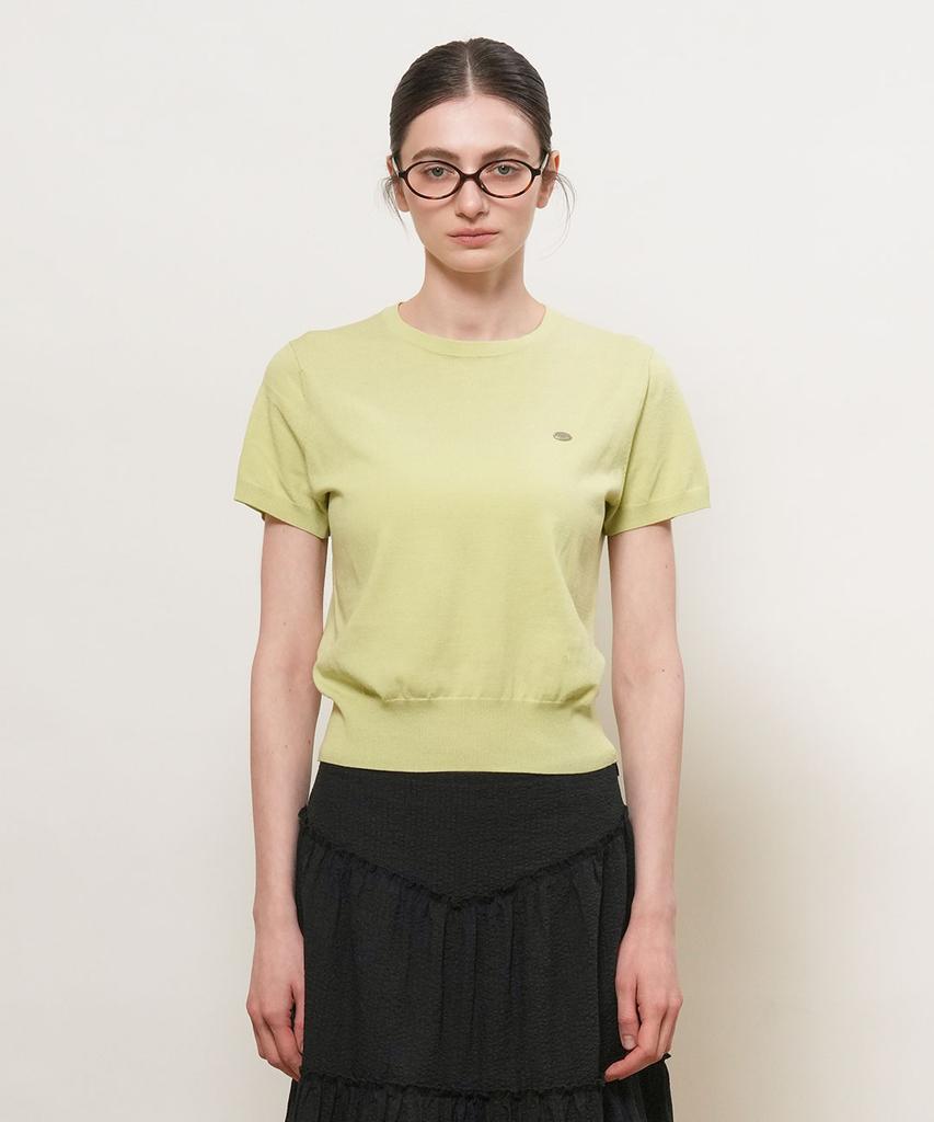 GENERALIDEA Airy Essential Half Knit [Green] / Wbe2L05512