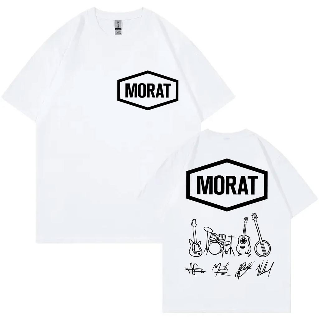 Colombia Band Morat Tour 2025 Merch Tshirt Men Women High Quality Fashion Tshirts Summer Casual Loose Short Sleeve T Shirts