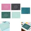 Cutting Pad Double Sided Gridded Table Protector PVC Material Clear Measurement Lines
