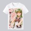 Japanese Girl Warrior Short Sleeved Tshirt for Womens Summer Water Ice Moon Rabbit Anime Peripheral Casual Half Sleeved