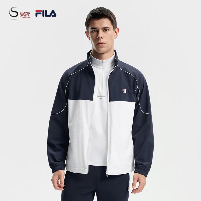 Fila Men's Color-Block Woven Tennis Jacket